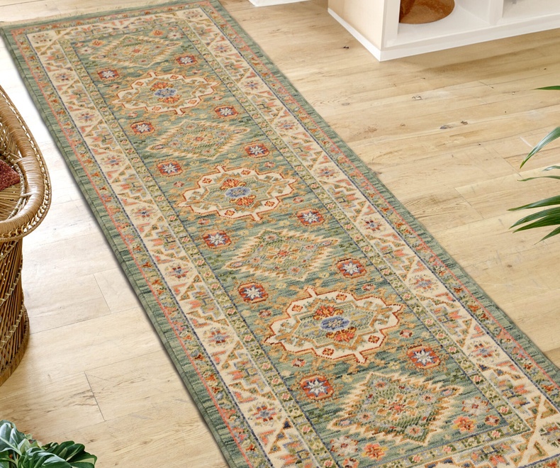 Outdoor area rug carpet textile texture design. NOMAD VINTAGE MULTI - Image 1